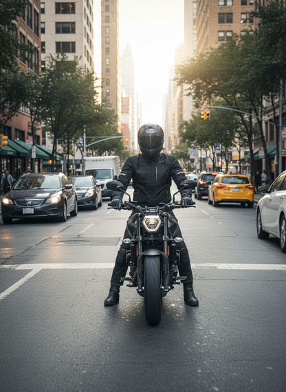 Motorcycle seat cushion pad on a motorcycle seat